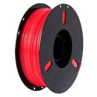 Filament plastique PLA sur bobine 1kg 1,75mm pour imprimante 3D Rouge