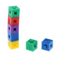 Jeu de construction - MAGIDEAL - Puzzle 100 cubes empilables - 5 couleurs - Enfant