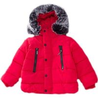 Manteau Enfants Hiver Polaire Garçon Fille Doudoune à Capuche Veste Fourrure Outwear bébé Ski Vêtement 2-5 Ans