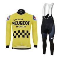 Ensemble de Vêtement Cyclisme Homme Manches Longues VTT - Multicolor - Jaune - Respirant - Sport VTT