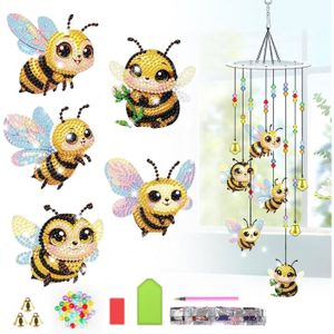 GDYEEH Kit De Peinture Diamant 5D à Faire Soi-même - Motif Abeille