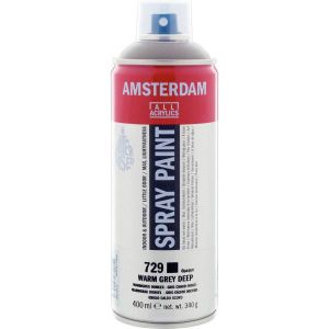 BOMBE DE PEINTURE Bombe de peinture Amsterdam 400 ml gris chaud foncé