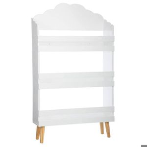 Bibliothèque Enfant Boy – 70 Cm – Blanche – 1 étagère – Paris Prix – Neuf