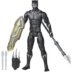 FIGURINE - PERSONNAGE Figurine Black Panther Blast Gear Deluxe de 30 cm - Avengers - Titan Hero Series