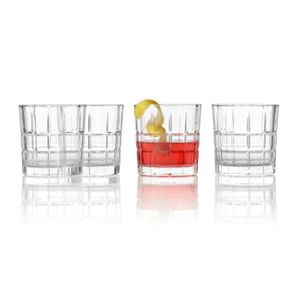 Verre à cocktail Verre à whisky transparent design (Coffret de 4) SPIRITI