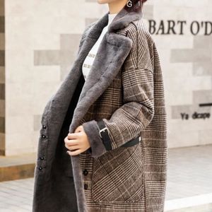 Long manteau best sale mouton