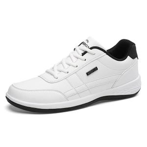 BASKET Chaussure Homme - LEOCLOTHO - Blanc - Confortable 