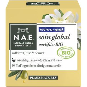 ANTI-ÂGE - ANTI-RIDE N.A.E Crème de Nuit Bio - Soin Global - Peaux matures - 50 ml