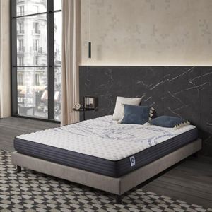 MATELAS Matelas Perfectsleep 90x190 cm - Technologie Blue Latex et Mousse HR - Réversible - 7 zones - Excellent Confort