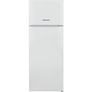 RÉFRIGÉRATEUR CLASSIQUE TELEFUNKEN R2P263FW - Réfrigérateur congélateur haut - 212 L (170,5+41,5) - Froid Statique - L 54 x H 144 cm - Blanc
