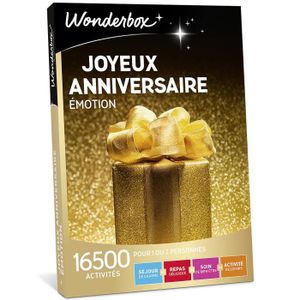 COFFRET THÉMATIQUE Wonderbox - Coffret cadeau anniversaire - Joyeux A