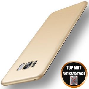 COQUE - BUMPER Coque Pour Samsung Galaxy S8 Plus Silicone Ultra Slim Antichoc Doré