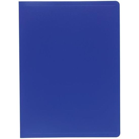 Porte vues prolypropylene souple pochettes grainees opaque 120 vues - a4