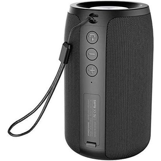 Bokaini Mini haut-parleur Portable sans fil, Bluetooth à prix pas