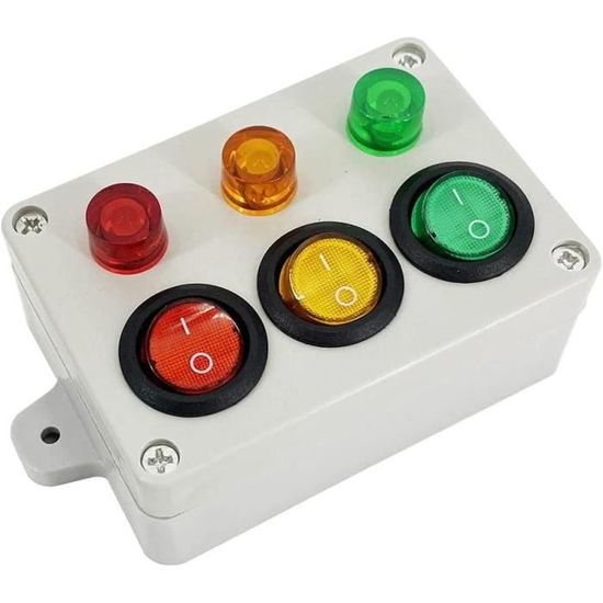 Tableau Sensoriel Montessori Bus - Jouet Bois LED Feux Tricolor Pour Enfants 2-4 Ans
