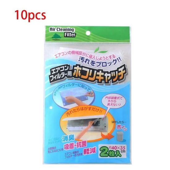 Lot De 10 Filtres Anti-poussière Pour Climatiseur - Nettoyage, Remplacement - Générique