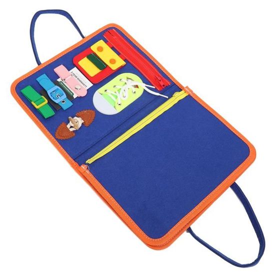 Ovshnrr Busy Board Montessori En Bois - Tableau D'Activités Sensorielles Pour Tout-Petits 1-3 Ans