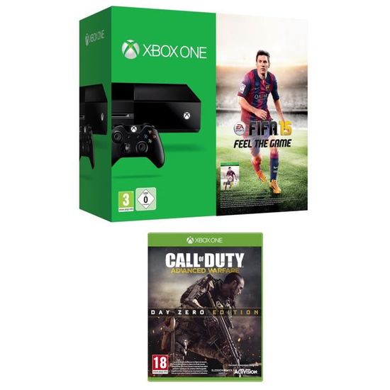 Console XBOX One + Call of duty Advanced Warfare Cdiscount Jeux vidéo