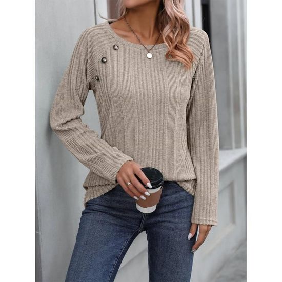 Chemise à manche 3/4 femme Bleu | Bréal