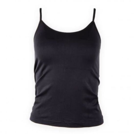 D bardeur femme noir sans couture fines bretelles Noir