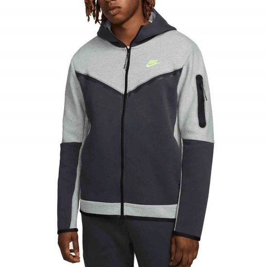 Nike Sweat à Capuche pour Homme Sportswear Tech Fleece Gris DV0537-063