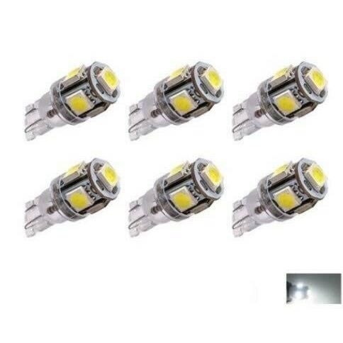 6x Ampoule LED T10 W5W 24 V Canbus 5 SMD Blanc 6000K Pour Camion 4x4 Bateau