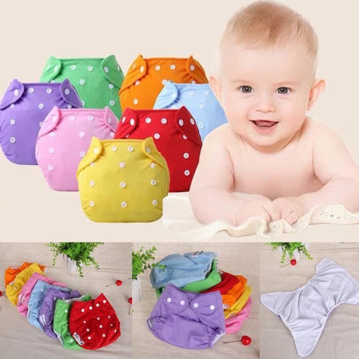 Soins bébéBébé 7pc - ensemble nouveau-né couches réutilisables couches lavables couche lavable ZBY90321550_wat