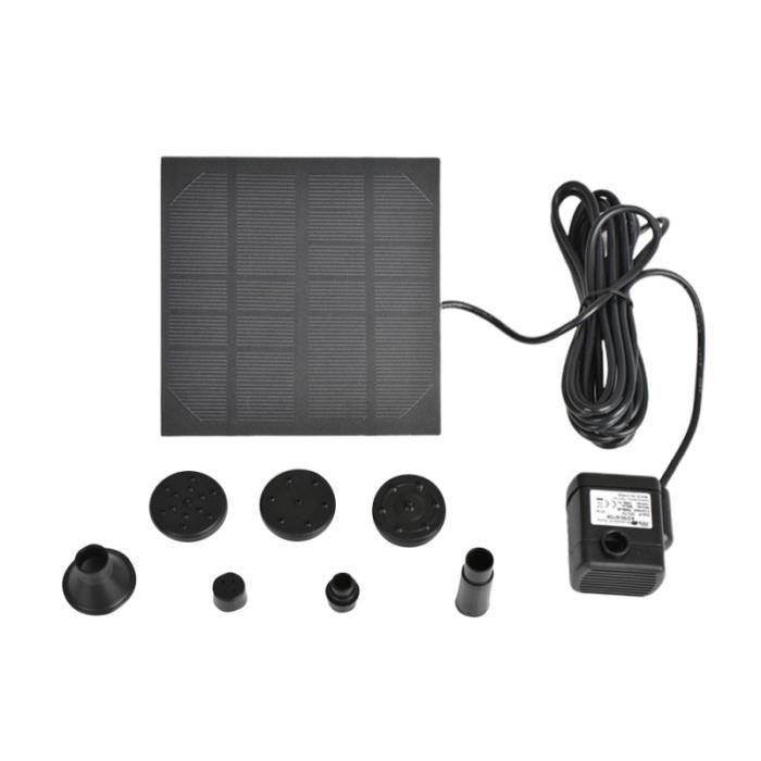 1 PC pompe de fontaine solaire 1.2 W de en plastique pour bain d'oiseaux Fish Tank POMPE - GROUPE FILTRANT - BLOC DE FILTRATION