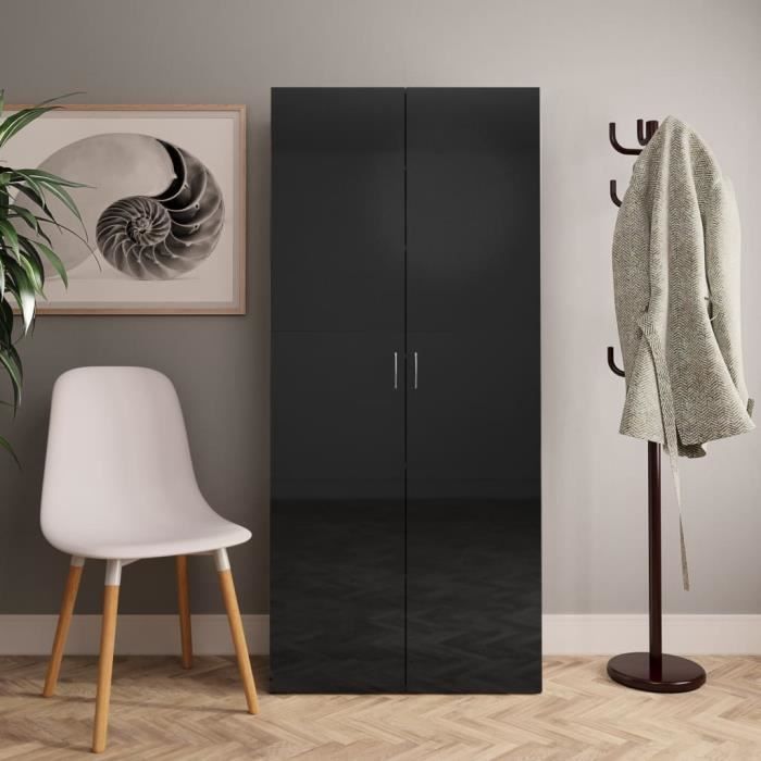 MGQ��- Moderne - Armoire à chaussures style industriel - Meuble à chaussures Design contemporain décor Etagère Meuble de range2964