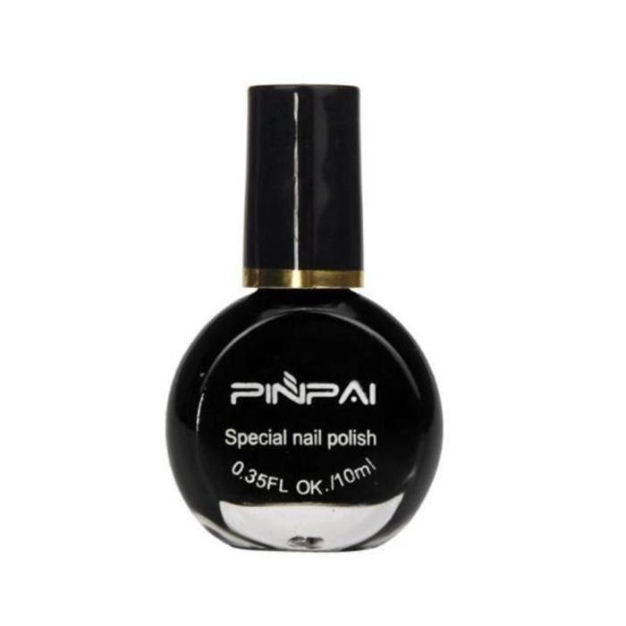 Vernis à ongles, gel polonais, vernis à ongles semi-permanent vernis à ongles conception spéciale peinture manucure polonais (noir)