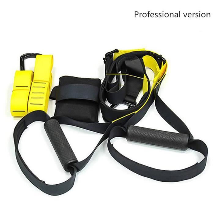 Sangle De Suspension Kit d’ Entraînement De Résistance Réglable Avec Ancre De Porte, Sac De Transport, Sangle d'attache, Extender