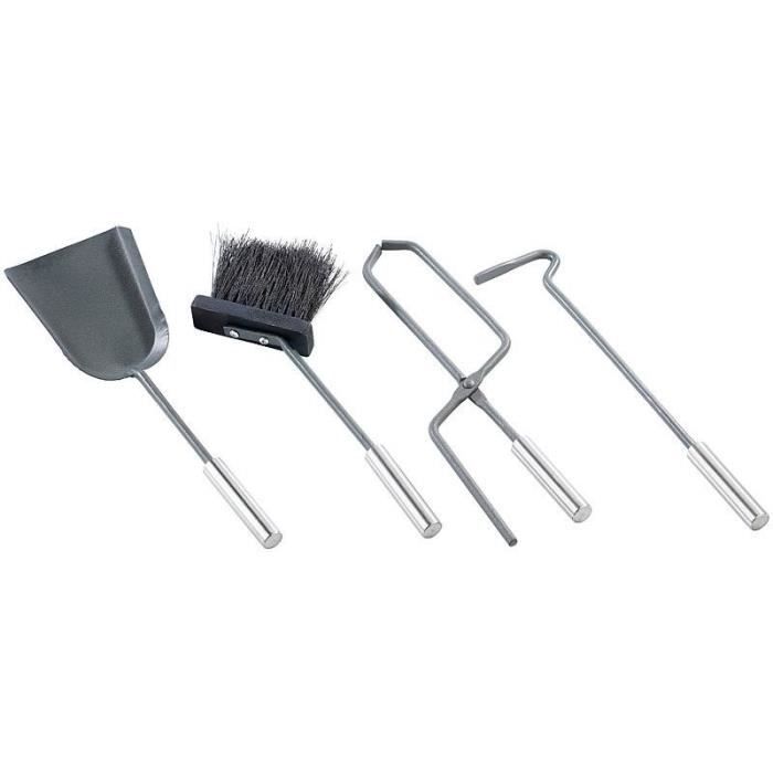 Serviteur de cheminée 4 pièces