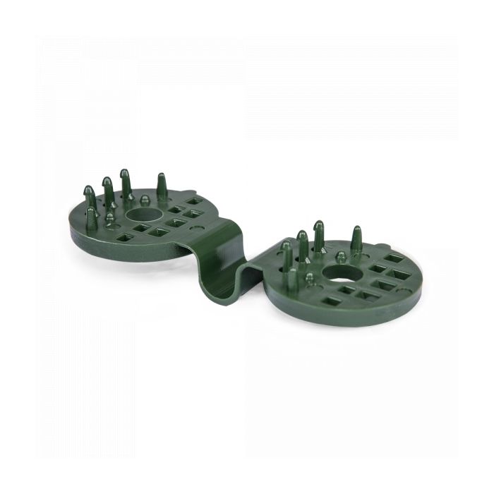 Lot de 50 clips de fixation verts pour brise vue