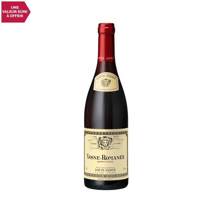 Vosne-Romanée Rouge 2018 - 75cl - Louis Jadot - Vin AOC Rouge de Bourgogne - Cépage Pinot Noir