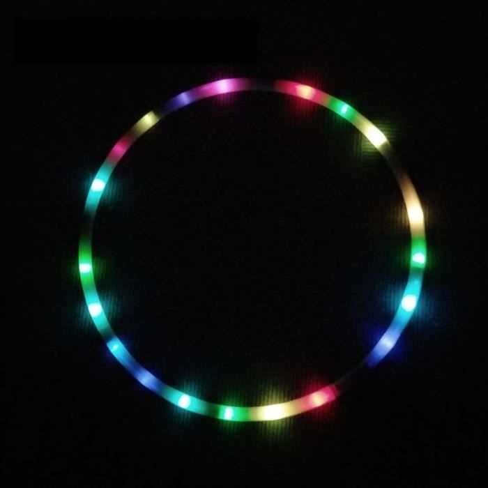 Anneau de roulement Amovible Tube PE hautement élastique pour Fitness-musculation-yoga 2 piles AA (non incluses) Diamètre de 60