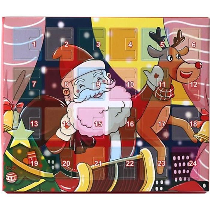 1 Set Advent Calendar Christmas Countdown DIY Bracelet Jewelry Gifts chocolat-bonbon confiserie chocolat