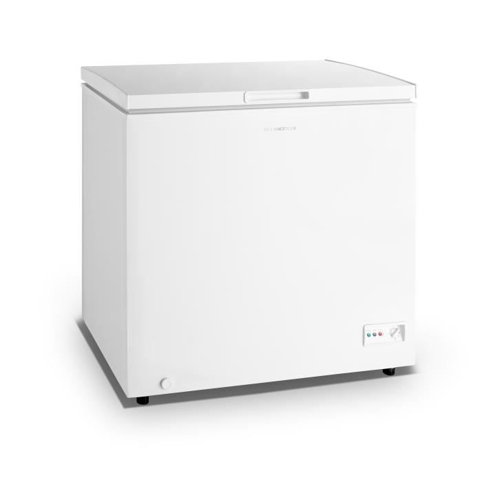 SCHNEIDER - SCCF190W - Congélateur coffre - 42 Db - Classe E - 185 litres - Blanc