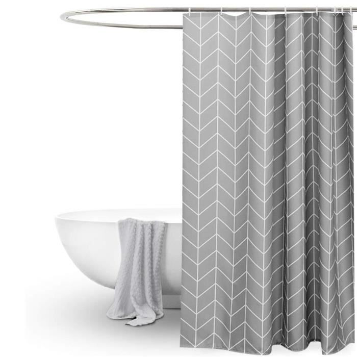 Rideau de Douche Tissu imperméable, Rideau Douche, Rideau de Douche Long Anti-moisissure, décoration de 150 * 180cm