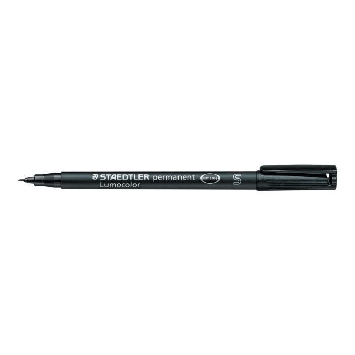 STAEDTLER Lumocolor 313 Marqueur permanent noir 0.4 mm très fin
