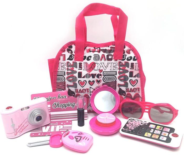 Sac avec Accessoires - Tachan - BE1322 - Simili cuir - Sons et lumières - Pour filles à partir de 3 ans