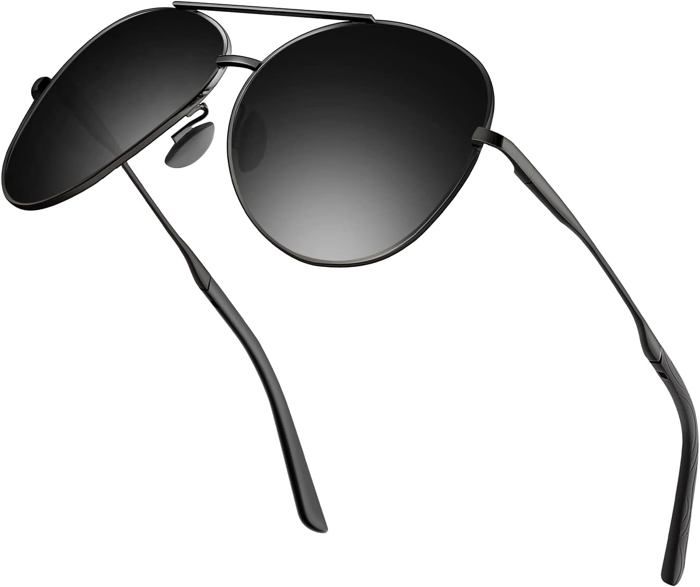 Lunettes de protection polarisées UV400 – Norme EPI – Cadre nylon léger – Plaquettes nez ajustables – Pour sports de plein air – Denuotop