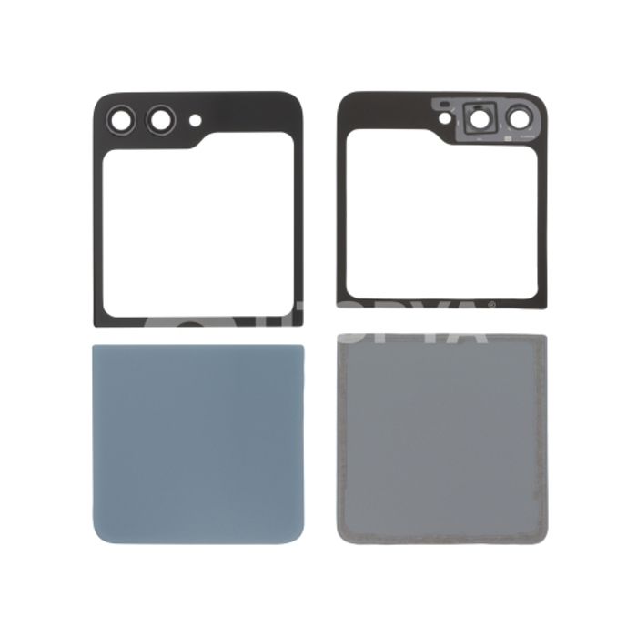 Cache Batterie Vitre Arrière Complète Pour Samsung Galaxy Z Flip 5 F731B Sans logo - vue 2