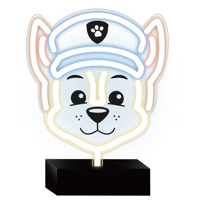 Lampe LED Logo Paw Patrol – Décoration Intérieure Enfant – Alimentation USB – Multicolore (2024)