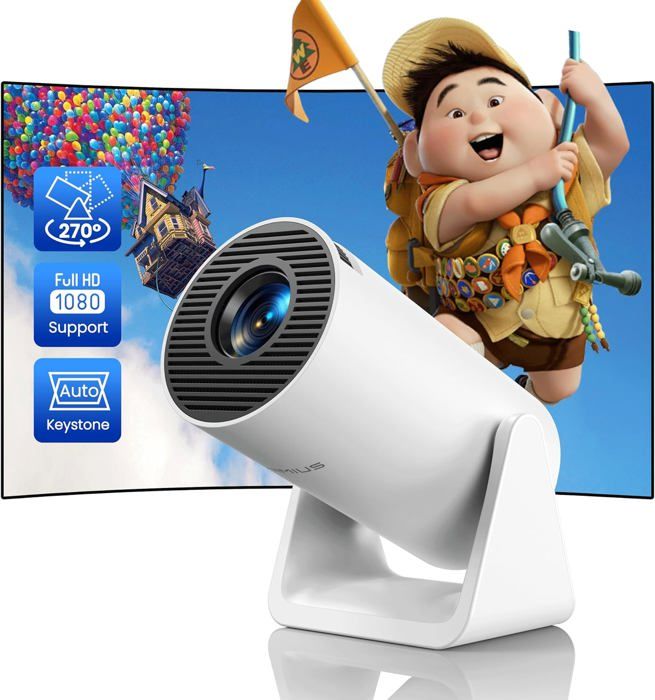 【Auto Keystone/Courte Focale】 Mini Projecteur 1080P Full Hd Supporté ...