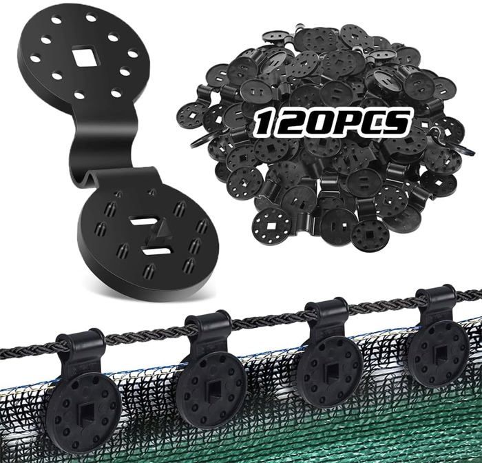 Lot De 50 Crochets Pour Filet D'ombrage Pour Accessoires De Serre Filet Anti-oiseaux