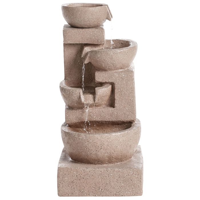 Fontaine De Jardin Cracheur Cruche Céramique – Décoration Extérieure Cascadante Pour Étang Ou Aquarium