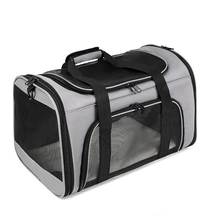 Sac de Transport pour Chat Coussin Doux Sac Portable Tissu pour Un Transport Confortable Sac Pliable pour Les Voyages Avion