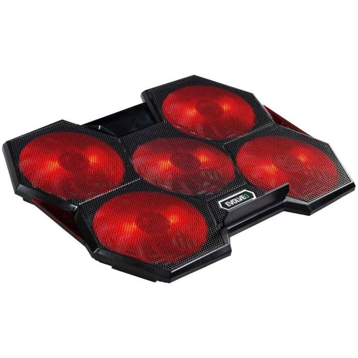 EVOLVEO Ania 14 support de refroidissement pour ordinateur portable rétro-éclairage rouge
