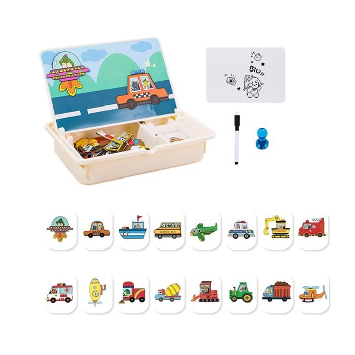 Puzzles en Magnétique, Jouet Puzzle en Magnétique pour Enfant avec Étui De Transport Boîte De Jeu Magnétiques Créative Garçons - Jeux - Jouets Puzzles en Magnétique, Jouet Puzzle en Magnétique pour Enfant avec Étui De Transport Boîte De Jeu Magnétiques Créative Garçons - Jeux - Jouets