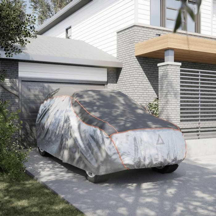 Housse de voiture SUV anti-grêle - vidaXL - Argent - 444x191x146 cm - Protection UV - Résistance aux rayures